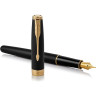 Ручка перьевая PARKER ESSENTIAL SONNET MATTE BLACK GT F CW1931516