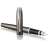 Ручка перьевая PARKER IM DARK ESPRESSO CT, F CW1931650