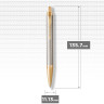 Шариковая ручка PARKER IM PREMIUM WARM GREY GT, M CW1931687
